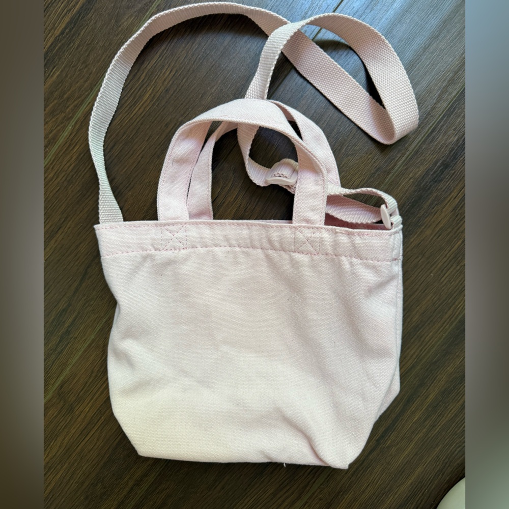 GAP mini pink sparkly tote. Shoulder strap adjustable & attached.Great condition - Picture 5 of 5